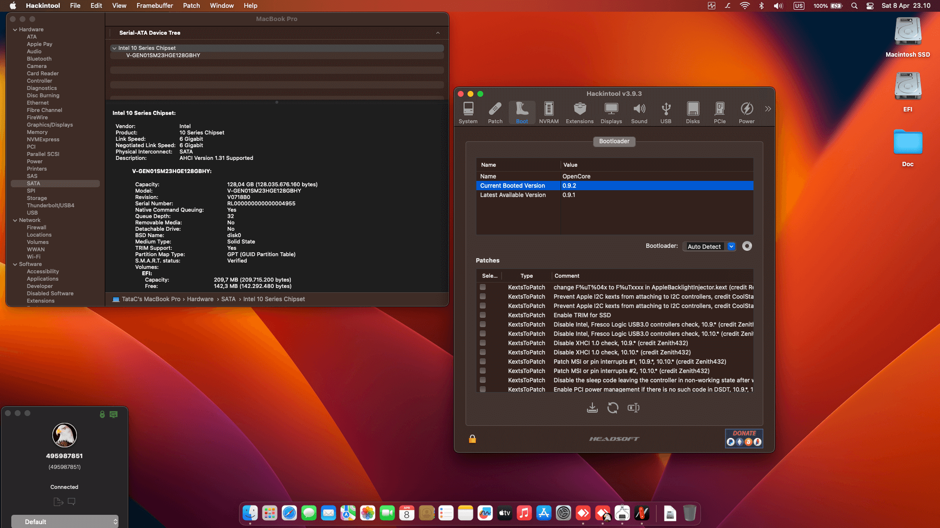 Lenovo Thinkpad T480S 6th [KabyLake R   Intel UHD 620 + PS2]   OpenCore 7